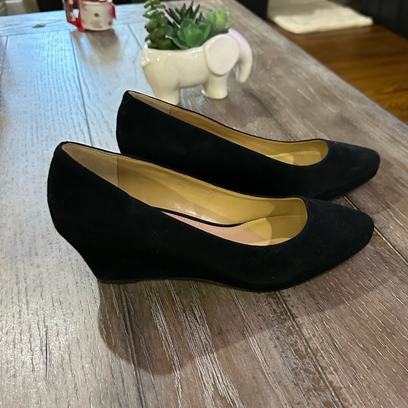 Talbots Shoes - Talbots Elegant Black Wedge Shoes